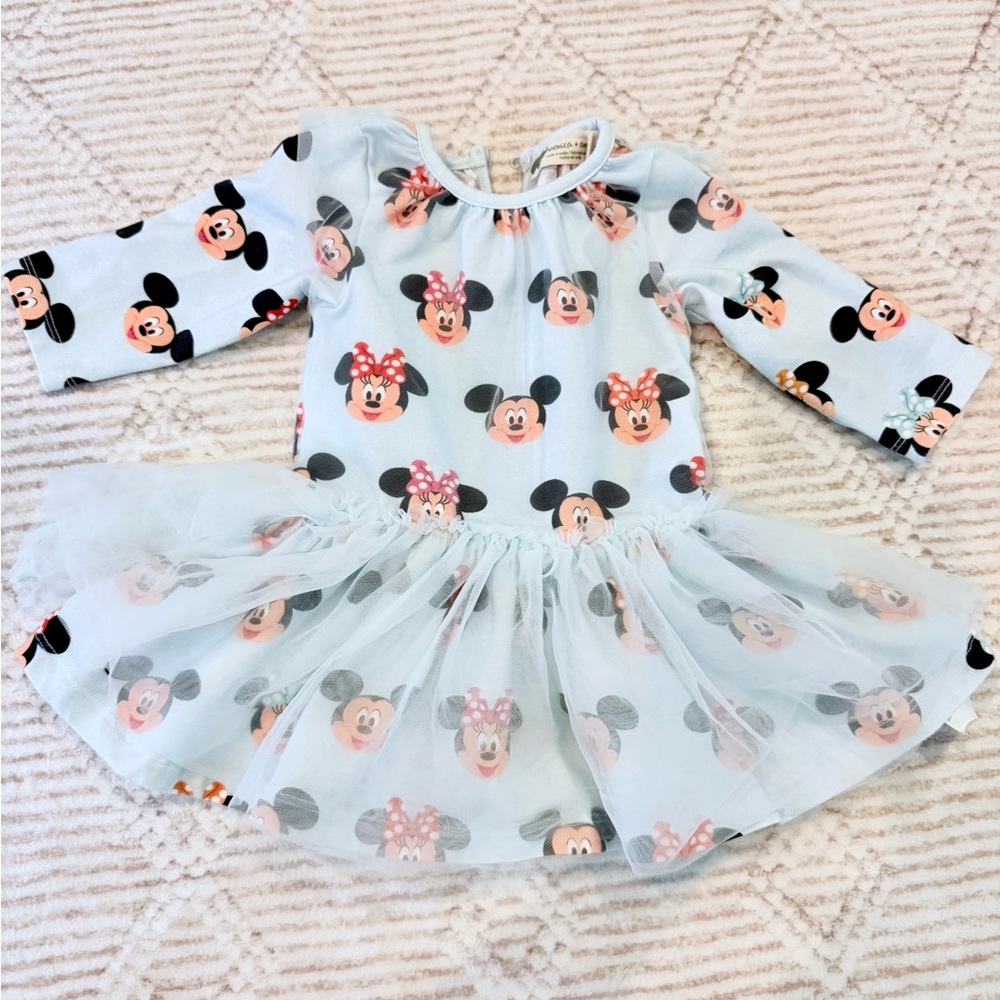 Monica and Andy mini mouse dress  6-9 months